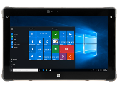 En Tablet PC av modell FIDS Yona Black