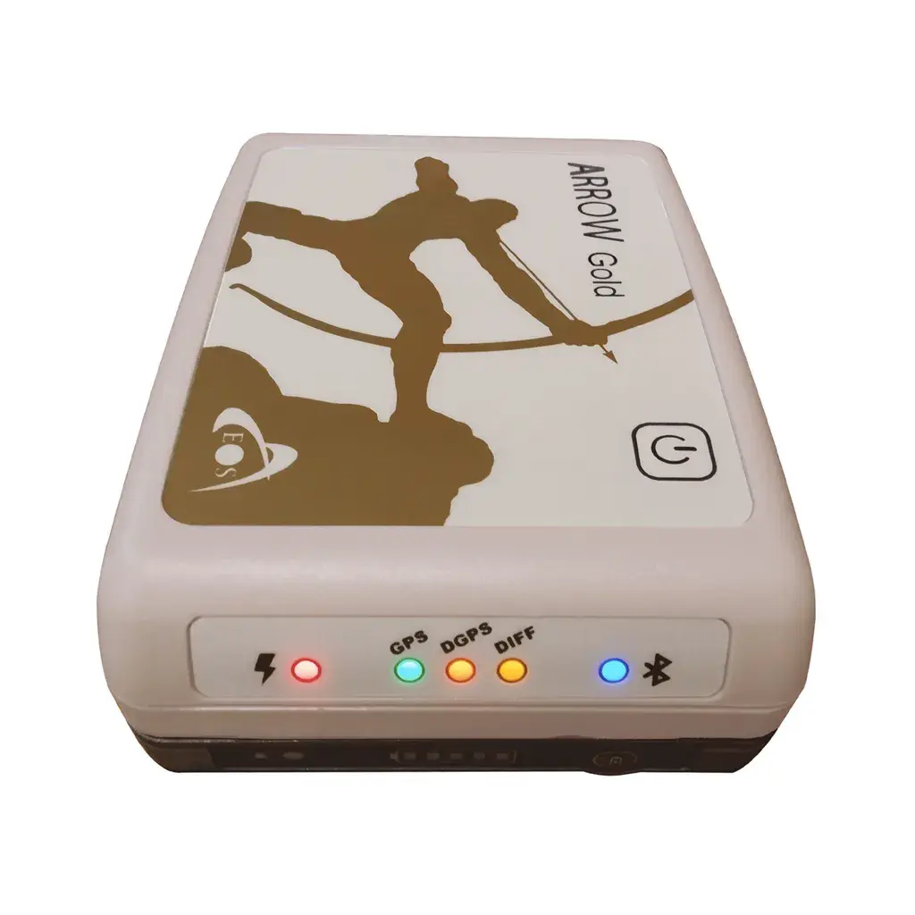 En GNSS-mottagare, modell Arrow Gold, portar