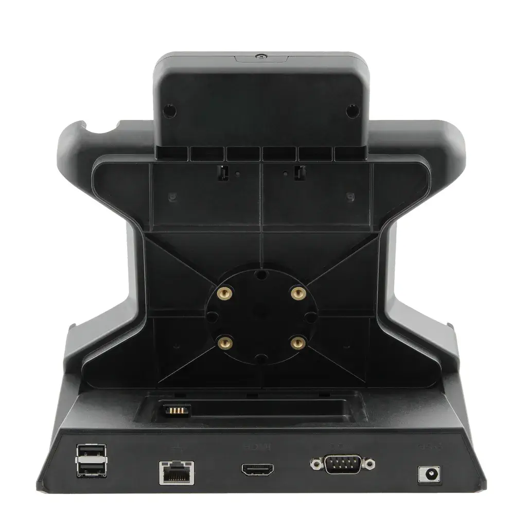 En låsbar bordsdocka till RP70 och RP70A Tablets, baksida