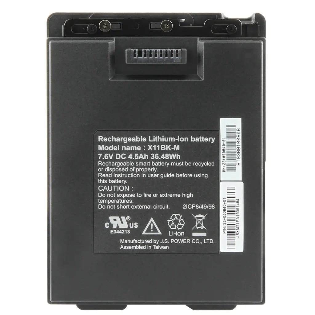 Batteri till FIDS Zelo Tablet PC, baksida, etikett