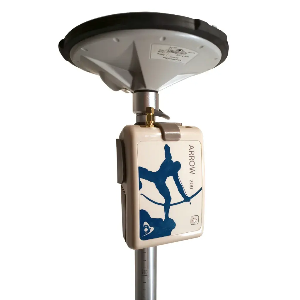 En mottagare, modell Arrow 200 med antenn på stativ