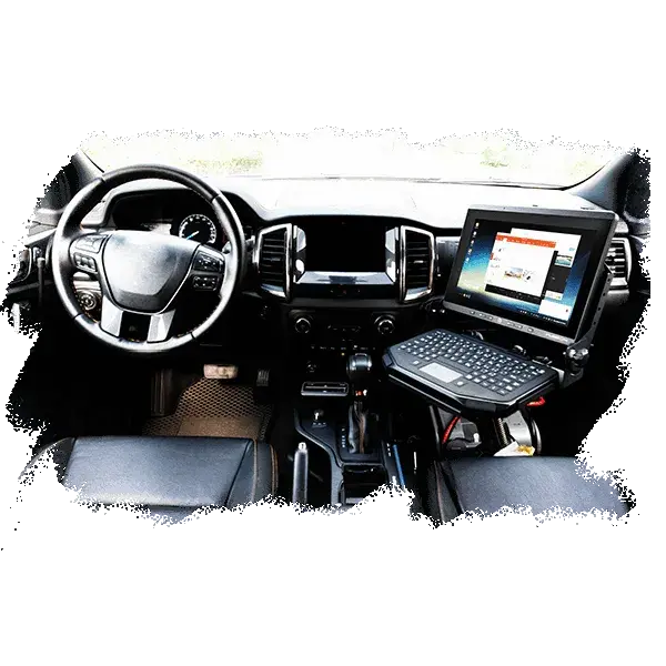 Ruggad Monitor tecknad