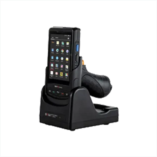 New Type Scanning Handle & 1-Slot USB Desktop Cradle